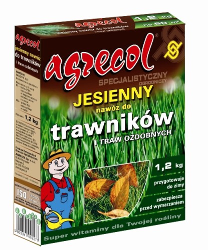 AGRECOL Nawóz jesienny do trawników 1,2kg - przygotowuje do zimy