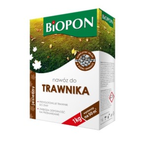 BIOPON Nawóz jesienny do trawnika granulat 1kg