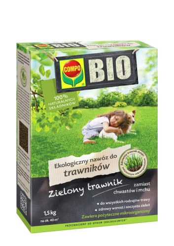 COMPO BIO Ekologiczny nawóz do trawników 1.5 kg 
