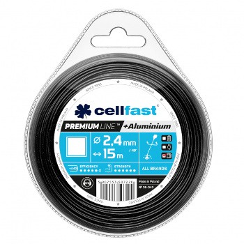 CELLFAST Żyłka premium kwadrat 2,4 mm x 15 m