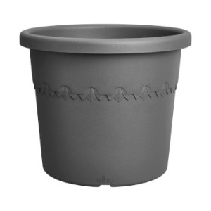 ELHO Algarve okrągła doniczka 58 cm antracyt 