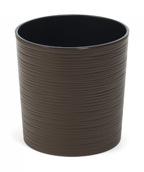 LAMELA Doniczka MALWA 190 dłuto - mokka