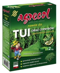 Nawóz do tui i cyprysów AGRECOL 1,2 kg