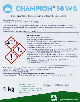 NUFARM Champion 50 WG 1 kg