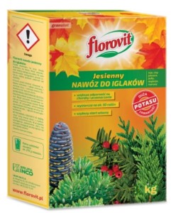 FLOROVIT granulowany jesienny nawóz do iglaków  2 kg