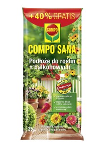 COMPO SANA Podłoże do roślin balkonowych 35L+40%