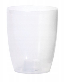 PROSPERPLAST Doniczka COUBI - PRZEŹROCZYSTY DUOW160T-CS99G