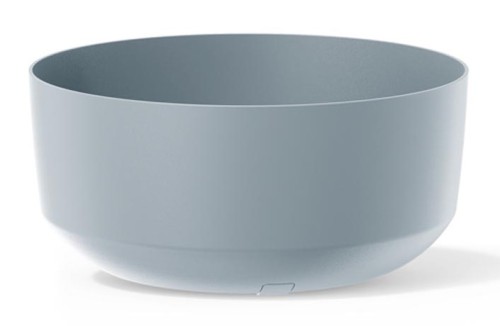 PROSPERPLAST Doniczka Gracia Low - jasny szary 6,8 L