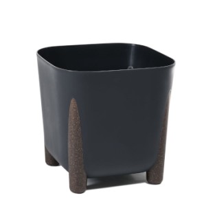 LAMELA  Donica kwadratowa FRIDA 360x360 ECO  – czarny