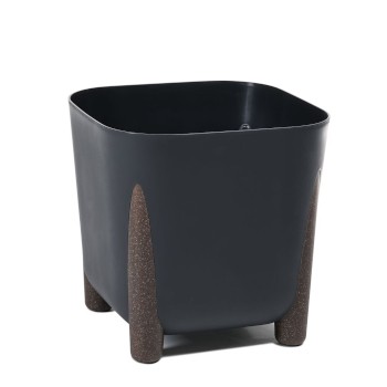 LAMELA  Donica kwadratowa FRIDA 360x360 ECO  – czarny