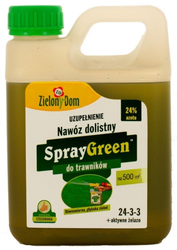 ZIELONY DOM Nawóz dolistny dla trawników 950ml zapas