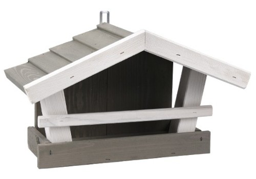 TIN TOURS Karmnik dla ptaków z ścianą 39x19x23/24 cm