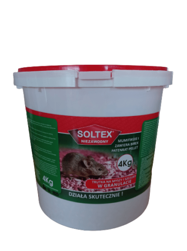 Soltex Niezawodny trutka na myszy i szczury w granulacie 4kg