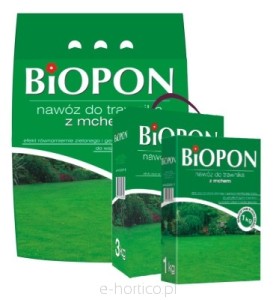 BIOPON Nawóz do trawnika z mchem granulat 5kg