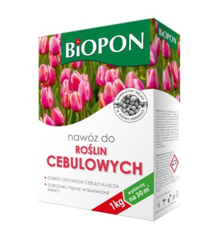 BIOPON Nawóz do roślin cebulowych granulat 1kg
