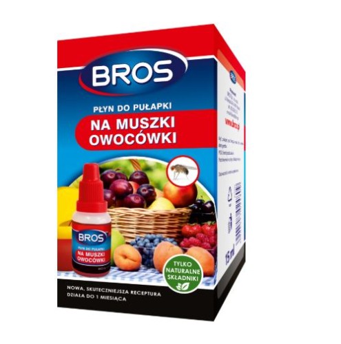 BROS Płyn do pułapki na muszki owocówki 15 ml
