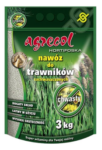 AGRECOL Hortifoska nawóz do trawników zachwaszczonych 3 kg