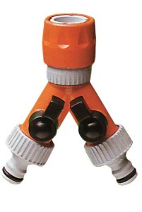 SIROFLEX R4437/1 Trójnik z zaworami z szybkozłączem