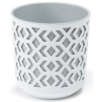 LAMELA Doniczka AZTEK 190 - k/biały + w/biały