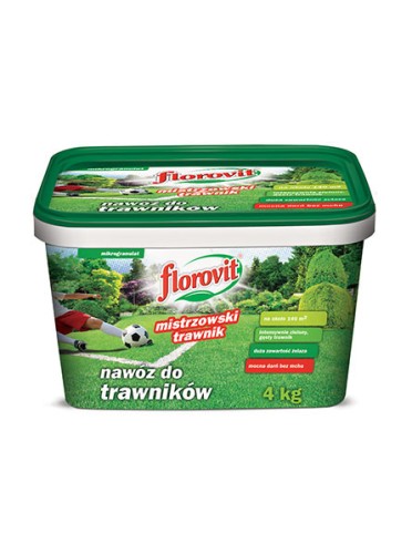 Florovit nawóz do trawników mistrzowski trawnik 4 kg