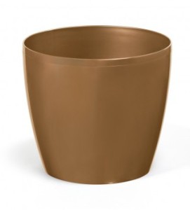LAMELA Osłonka-doniczka Magnolia fi 120 złoty metalik