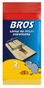 BROS Łapka na myszy drewniana 801D/S