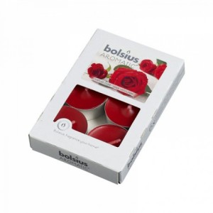 BOLSIUS Podgrzewacz zapachowy 6 szt. róża
