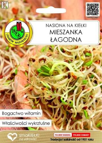 PNOS Nasiona na kiełki mieszanka łagodna 30g