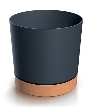 PROSPERPLAST Doniczka TUBO PM - antracyt DPOD240-S433/4665W