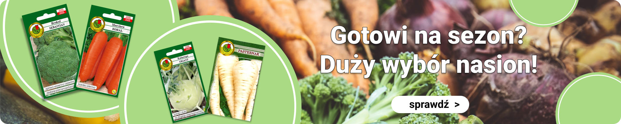 Nasiona warzyw - sprawdź ofertę